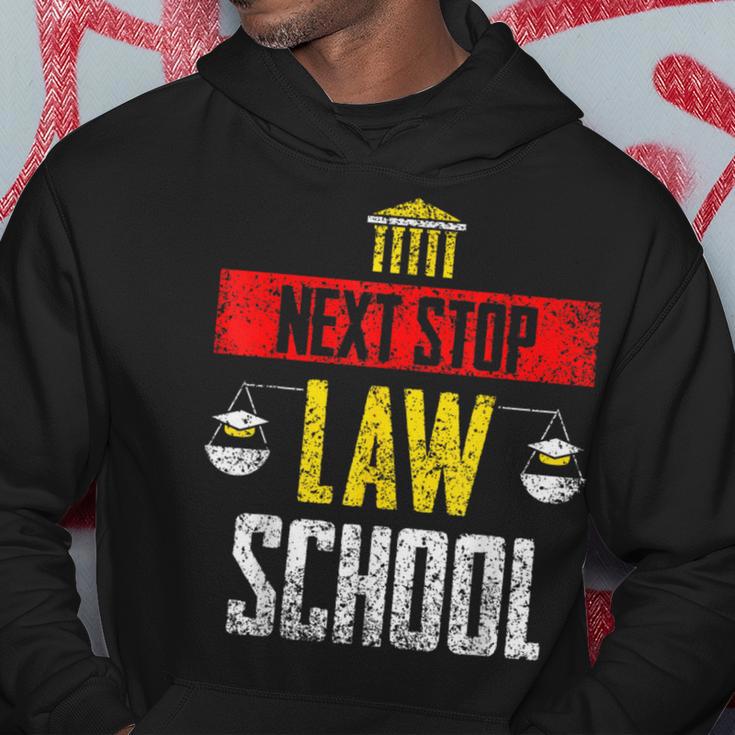 Next Stop Law School Student Graduate Lawyer Law School Hoodie Unique Gifts