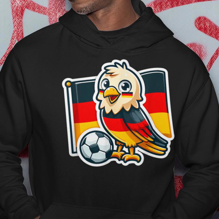 Niedlicher Adler Deutsch Banner Fan Deutschland Flagge Kapuzenpullover Lustige Geschenke