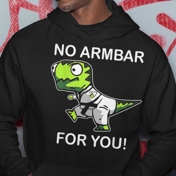 No Armbar For You Jiu Jitsu Dinosaur Hoodie Unique Gifts