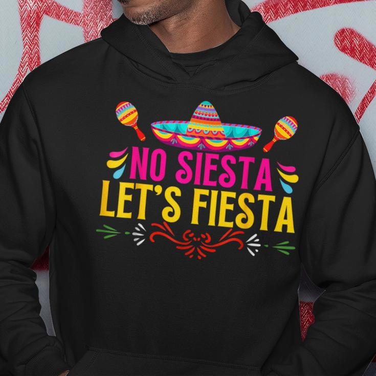 No Siesta Let's Fiesta Mexican Cinco De Mayo Fiesta Squad Hoodie Unique Gifts