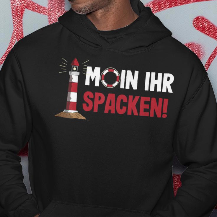 Norddeutsch Moin Ihr Spacken Flat German Kapuzenpullover Lustige Geschenke