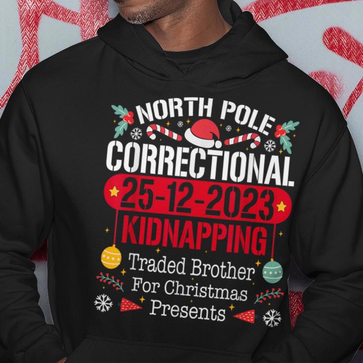 North Pole Correctional Kidnapping Traded Brother Christmas Hoodie Unique Gifts