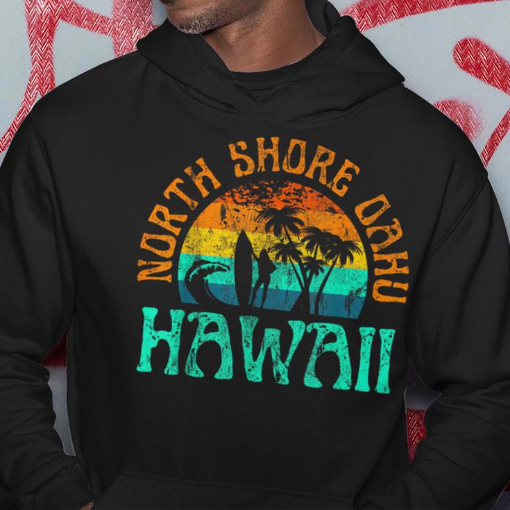 North Shore Oahu Hawaii Surf Beach Surfer Waves Girls Hoodie Unique Gifts