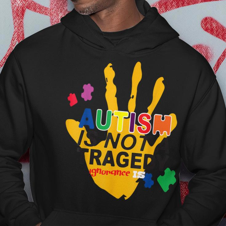 Not A Tragedy Saying Inspirational Autism Awareness Hoodie Unique Gifts
