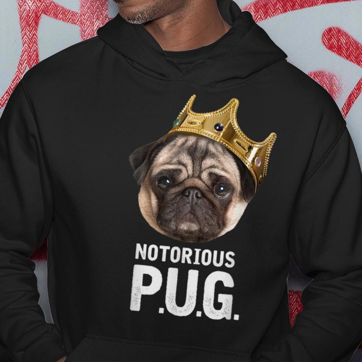 Notorious PUG Cute Rap Parody Pug Dog Hoodie Unique Gifts