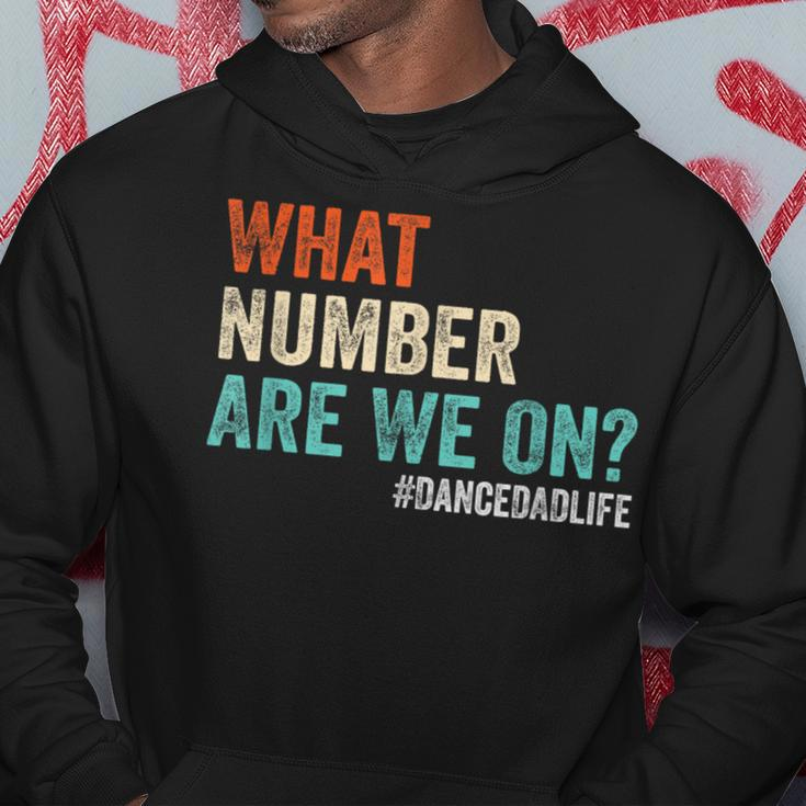 What Number Are We On Dance Dad Life Cheer Dance Dad Hoodie Personalized Gifts
