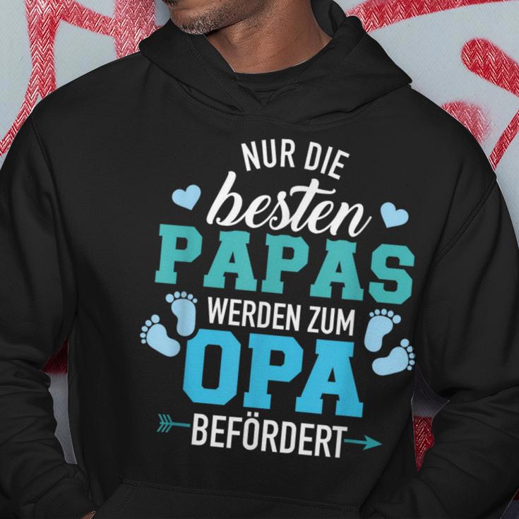 Nur Die Besten Papas Werden Zum Opa Befördert Hoodie Lustige Geschenke