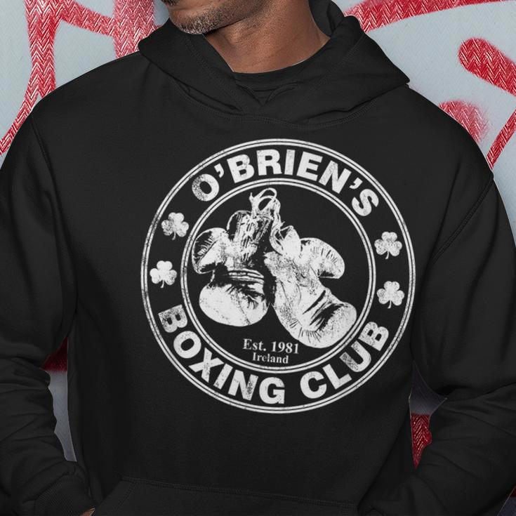 O'brien's Boxing Club Irish Surname Boxing Hoodie Unique Gifts