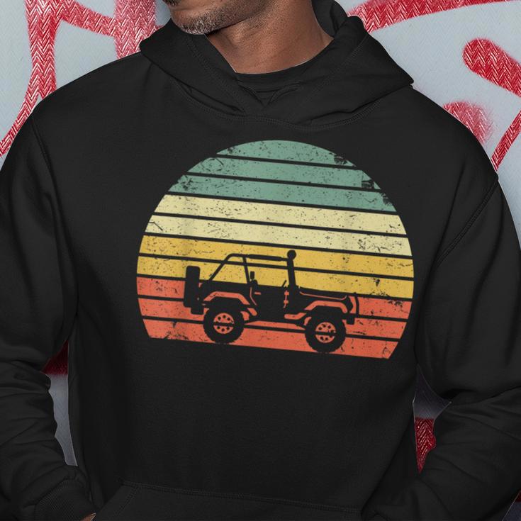 Off Road Vintage Retro Sunset Off Road 4X4 Hoodie Unique Gifts