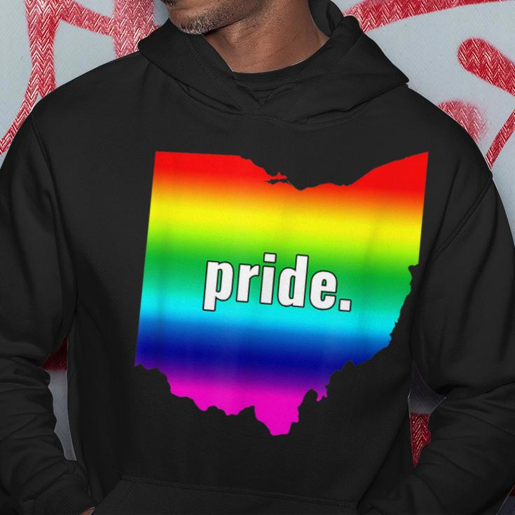 The Official Gay Pride Ohio Rainbow Hoodie Unique Gifts