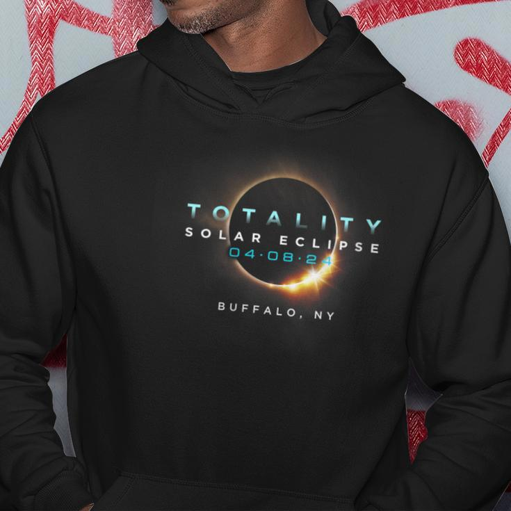 Official Solar Eclipse 2024 Buffalo Ny Totality 04-08-24 Hoodie Funny Gifts
