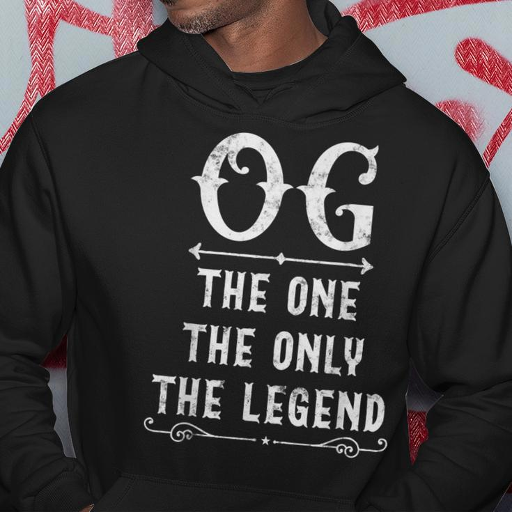 Og The One The Only The Legend Father's Day For Og Dad Hoodie Unique Gifts