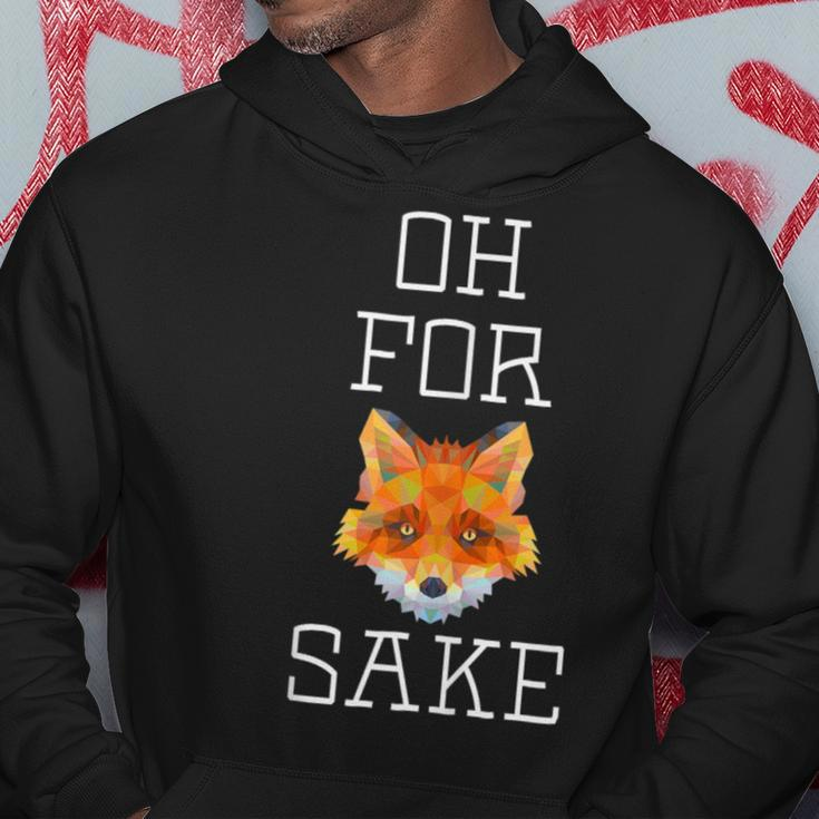 Oh For Fox Sake Pun Cute AnimalHoodie Unique Gifts