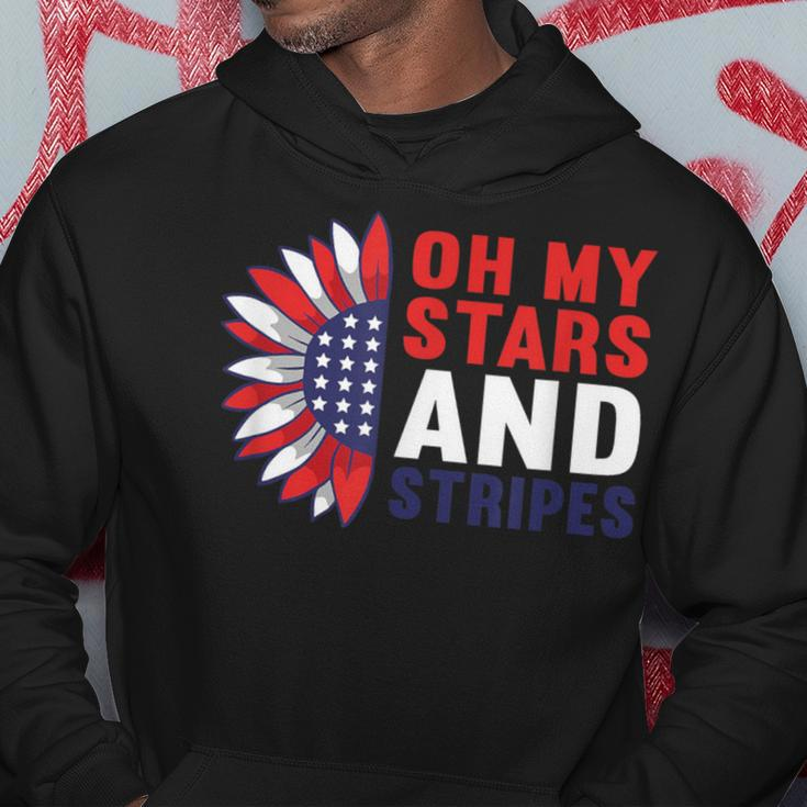 Oh My Stars And Stripes Usa Patriotic American 4Th Of July Hoodie Unique Gifts