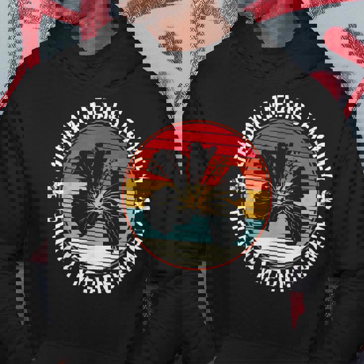Ohana Significa Familia Cita Hibiscus 70S Retro Hawaii Vacaciones Sudadera Regalos divertidos