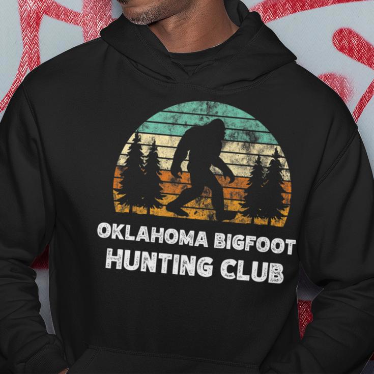 Oklahoma Bigfoot Hunting Club Sasquatch Fan Hoodie Unique Gifts