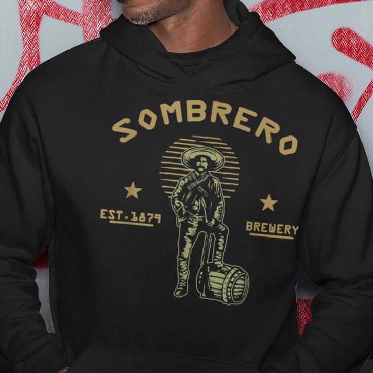 Old Sombrero Brewery Mexican Cowboy Beer Drinkers Wild West Hoodie Unique Gifts