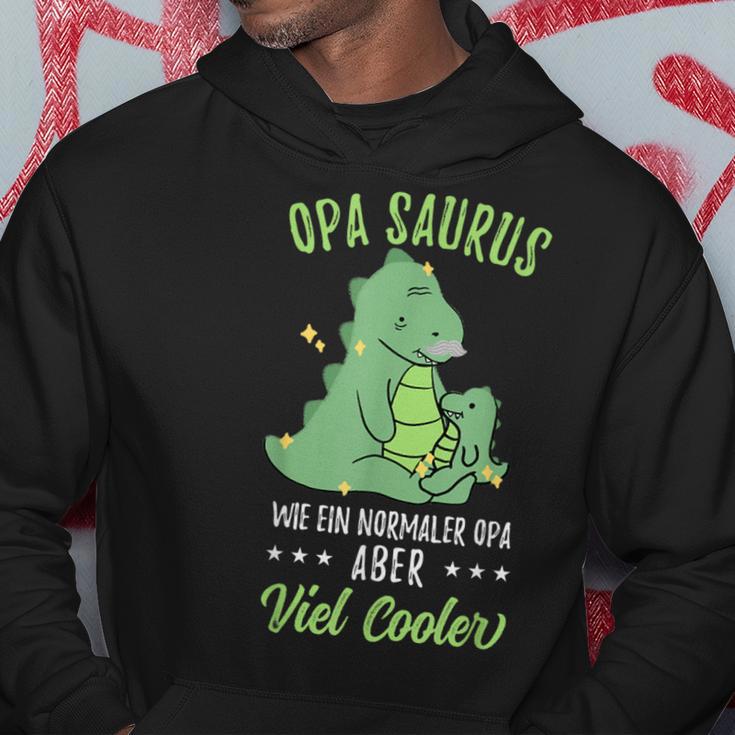 Opa Saurus Lustigesatertag Kapuzenpullover Lustige Geschenke