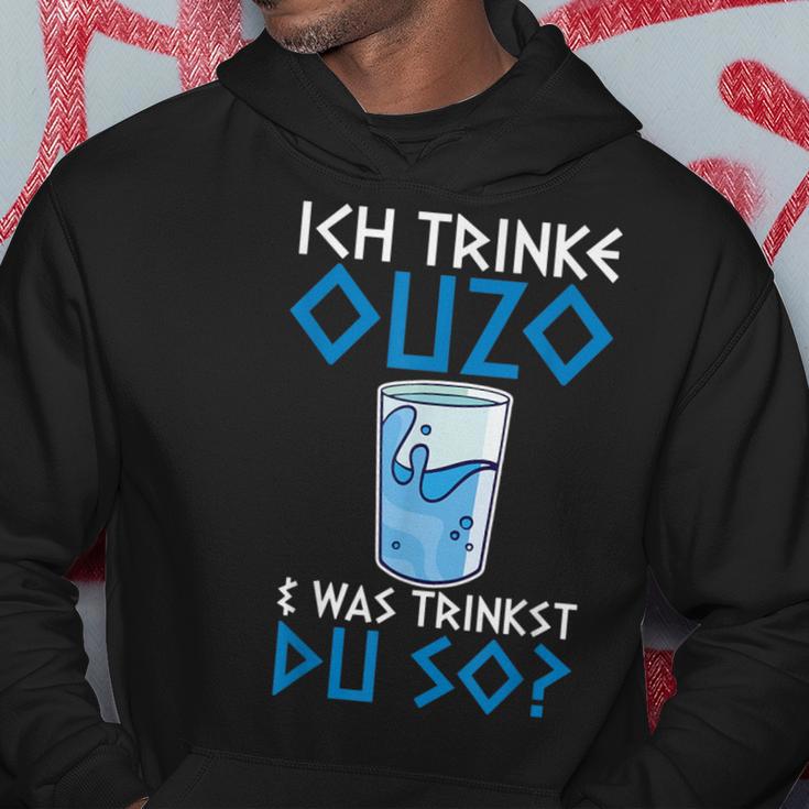 Ouzo Trinker Hoodie - Lustiges Griechenland Motiv für Griechen Lustige Geschenke