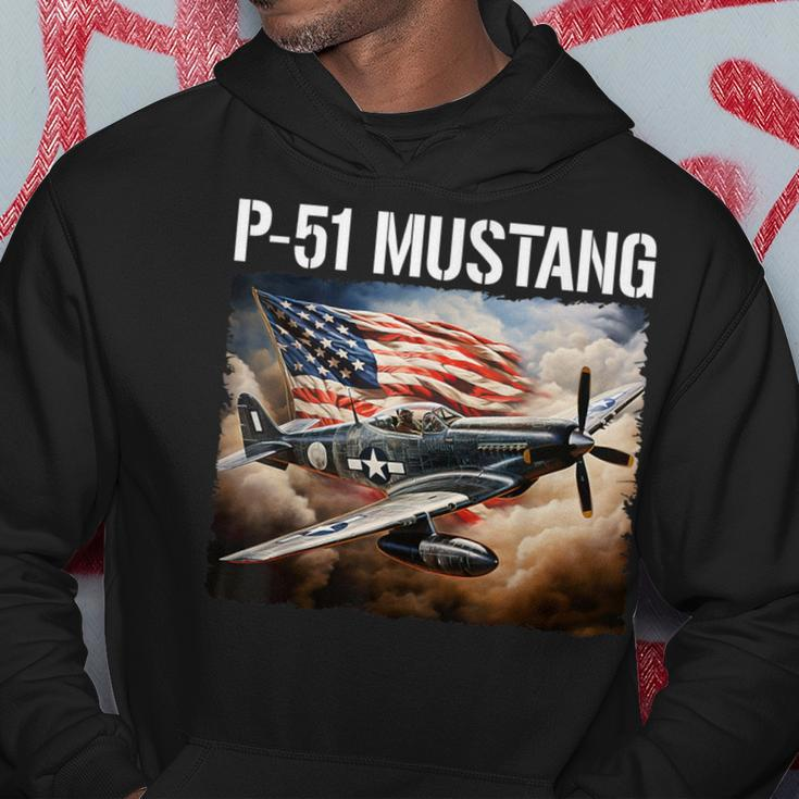P-51 Mustang American Ww2 Fighter Airplane P-51 Mustang Hoodie Unique Gifts