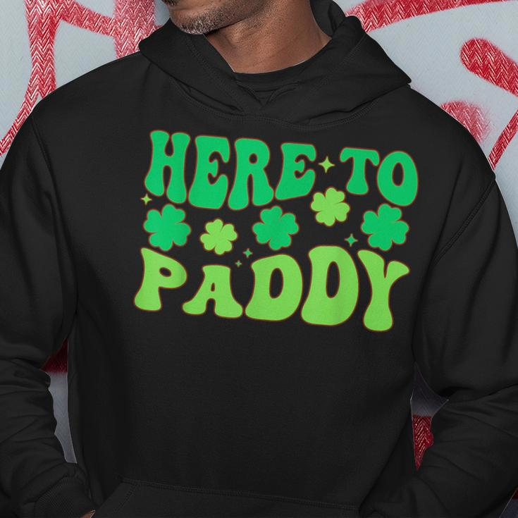 Here To Paddy Lucky Family St Patrick's Party Drinking Hoodie Unique Gifts