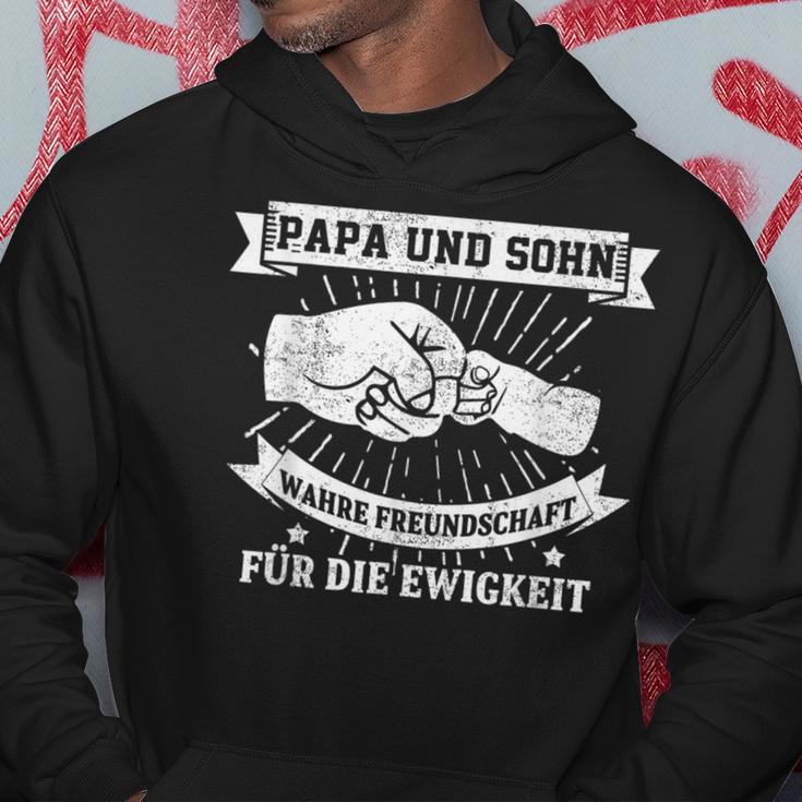 Papa & Sohn Wahre Freundschaft Für Die Ewigkeit Partner Look Kapuzenpullover Lustige Geschenke