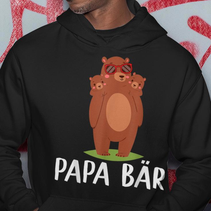 Papa Bär 2 Kinderateratertag Geschenk Herren Männer Kapuzenpullover Lustige Geschenke