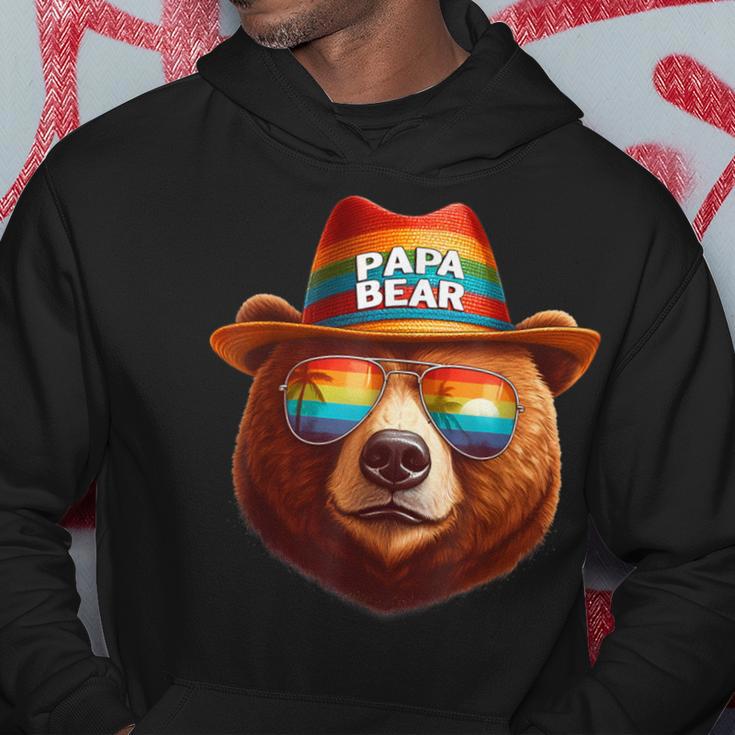 Papa Bear Papa Bearatertagsgeschenk Für Papa Spruch Lustig Kapuzenpullover Lustige Geschenke