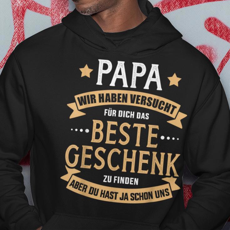 Papa Beste Geschenk Hast Uns Füratertag Und Geburtstag Kapuzenpullover Lustige Geschenke