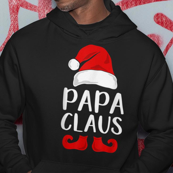 Papa Claus Grandpa Santa Claus Red Christmas Hat Hoodie Unique Gifts