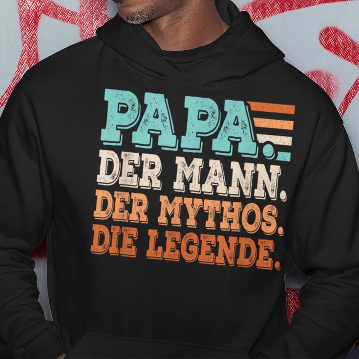 Papa Der Mann Der Mythos Die Legendeater Father's Day Kapuzenpullover Lustige Geschenke