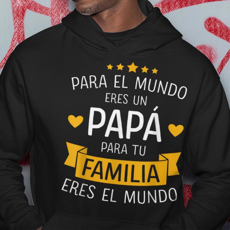 Papá El Mundo Para Familia Por Día Del Padre Y Cumpleanos Hoodie Unique Gifts