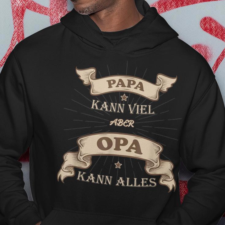 Papa Kanniel Aber Opa Kann Alles Bester Opa Kapuzenpullover Lustige Geschenke