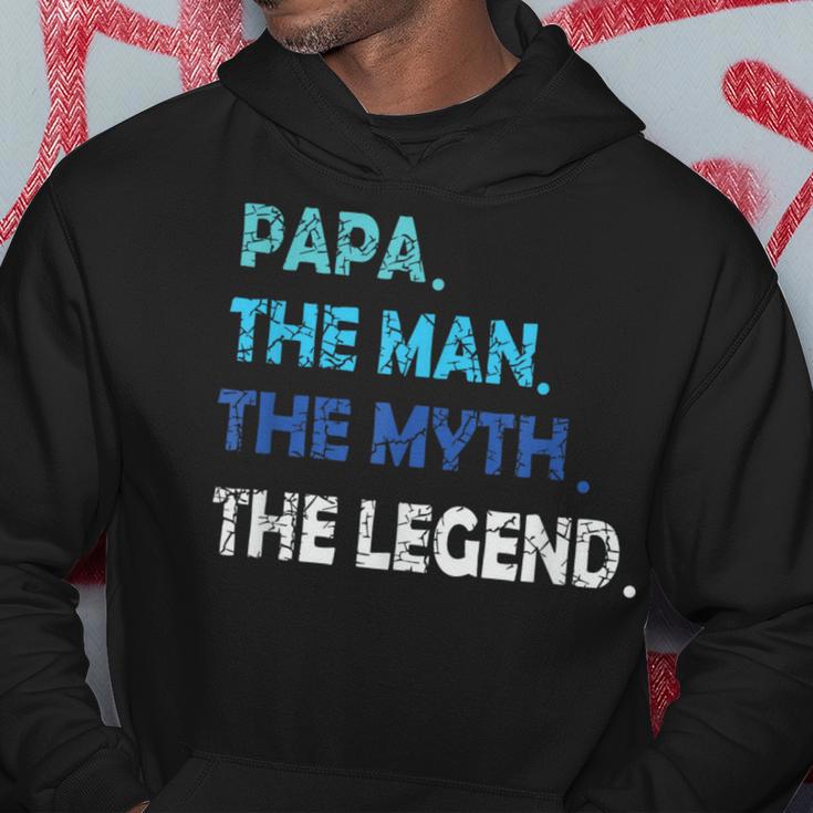 Papa Man Myth Legend Werdender Father Idea Father's Day Hoodie Unique Gifts