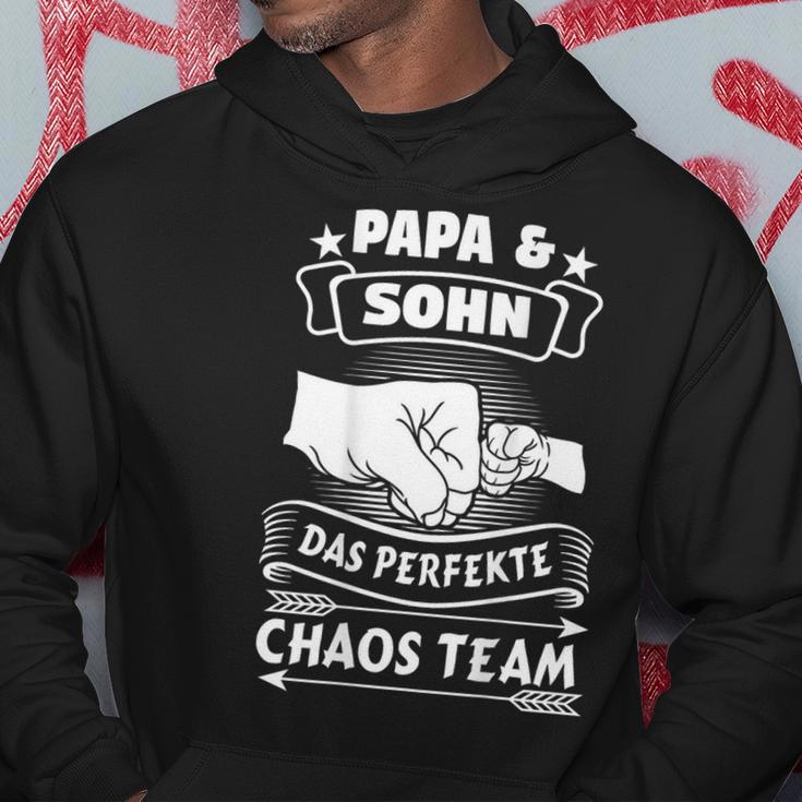 Papa Sohn Das Perfekte Chaos Team Father Partner Look S Kapuzenpullover Lustige Geschenke