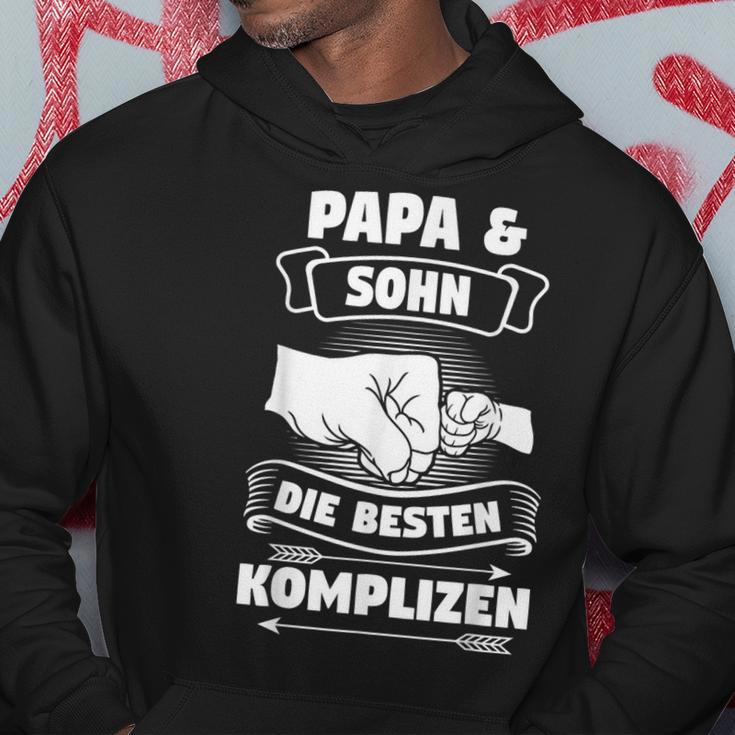 Papa Sohn Die Beste Komplizen Black S Hoodie Lustige Geschenke