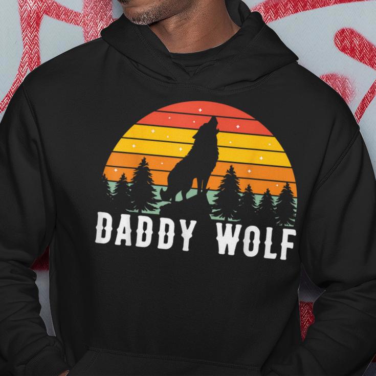 Papa Wolf Für Liebhaber Wölfe Tierweltatertag Kapuzenpullover Lustige Geschenke