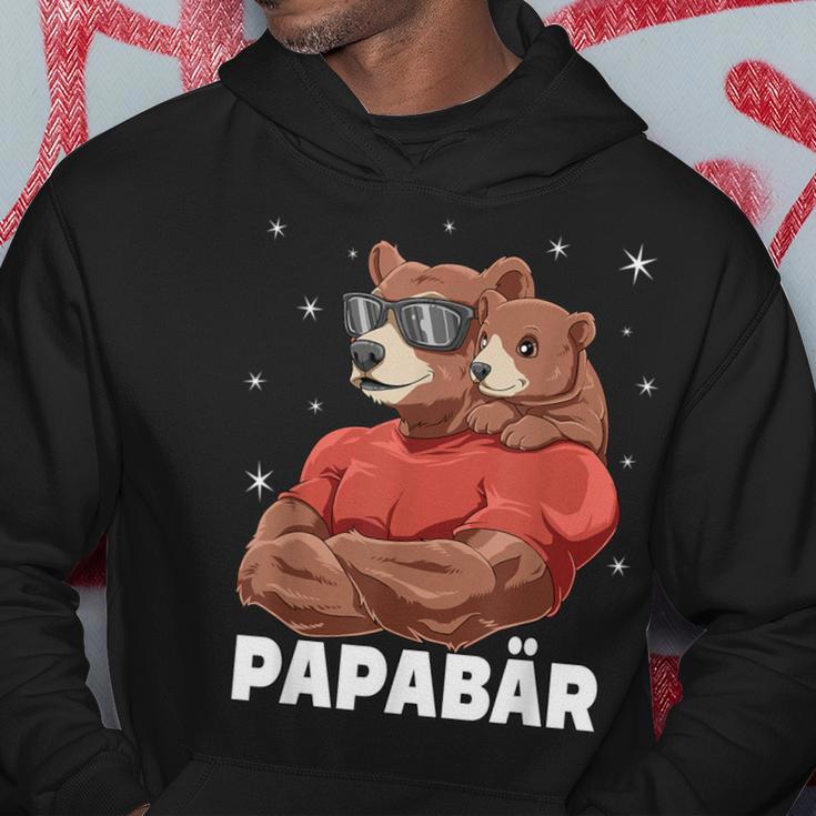 Papabear Bear Papa Und Baby Papa Father's Day Für Einen Papa Kapuzenpullover Lustige Geschenke