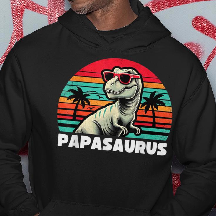 PapasaurusRex Papa Saurus Dinosaurier Familie Kapuzenpullover Lustige Geschenke