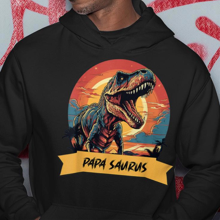 PapasaurusRex Dinosaurier Papa Saurus Grandpapa Kapuzenpullover Lustige Geschenke