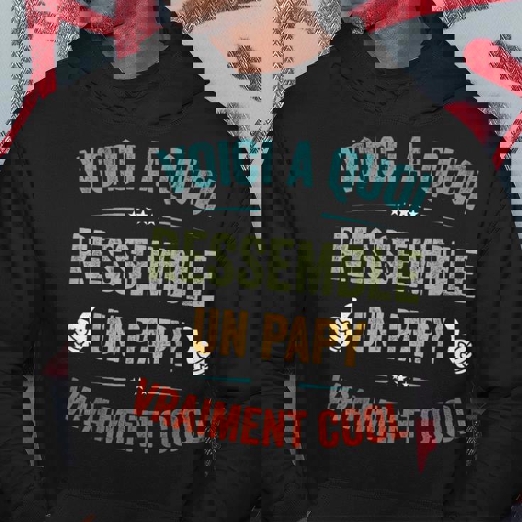 Papi Papy Grand-Père Cadeau Pour Papy Sweat à capuche Cadeaux drôles