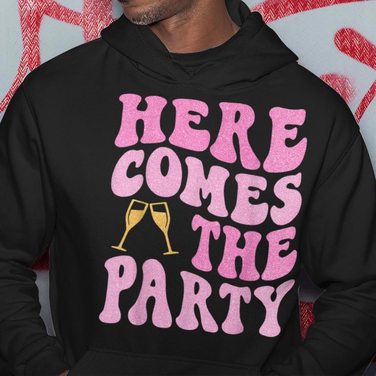 Here Come The Party Bride Squad Bridal Party Bachelorette Hoodie Unique Gifts