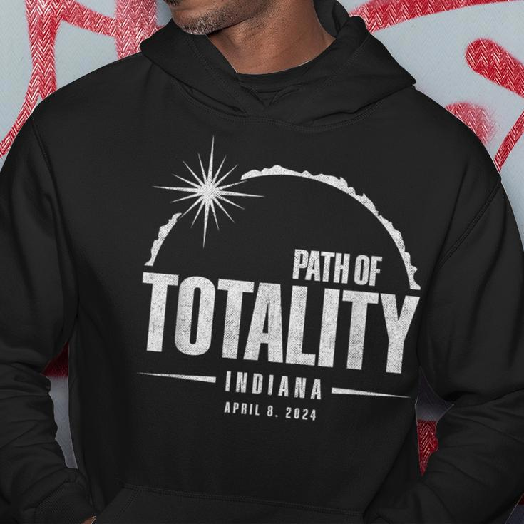 Path Of Totality Indiana 2024 April 8 2024 Eclipse Hoodie Unique Gifts