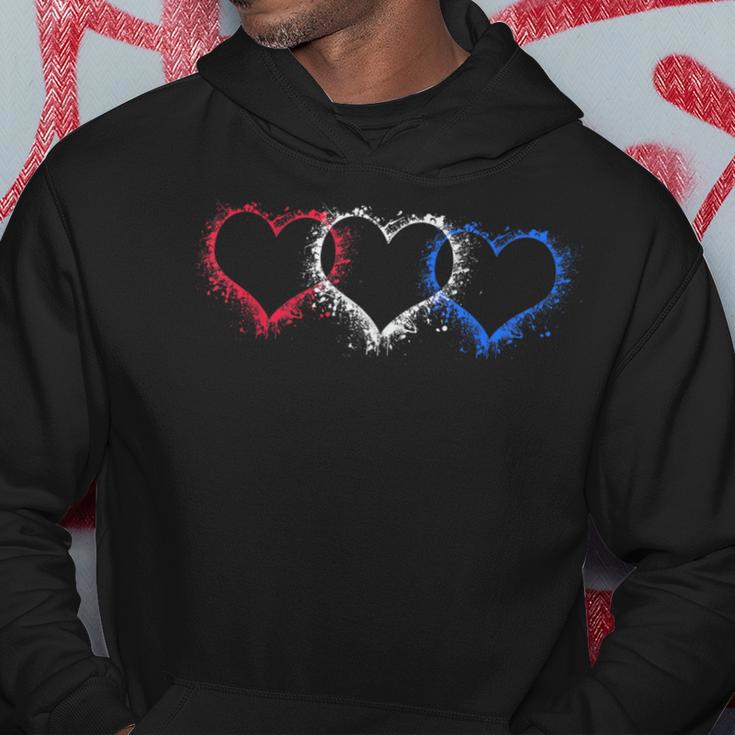 Patriotic Usa American Hearts Armed Forces 4Th Of July Hoodie Unique Gifts