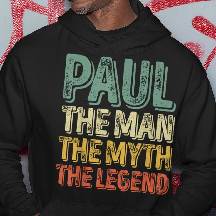 Paul The Man The Myth The Legend First Name Paul Hoodie Funny Gifts