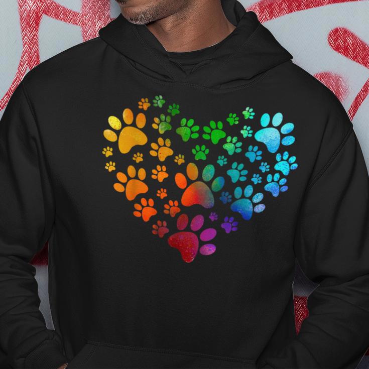 Paw Heart Paw Print Dog Heart Dog Accessory Hoodie Unique Gifts