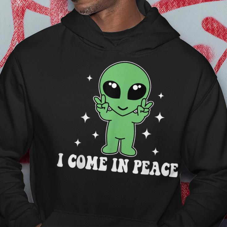 I Come In Peace Alien Couples Matching Valentine's Day Hoodie Unique Gifts