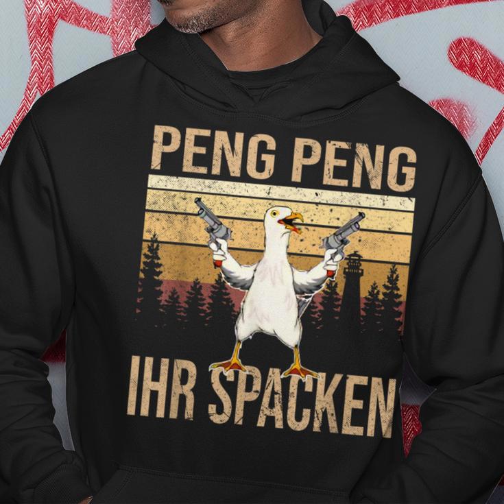 Peng Peng Ihr Spacken Hoodie, Vintage Gänse-Design Lustig Lustige Geschenke