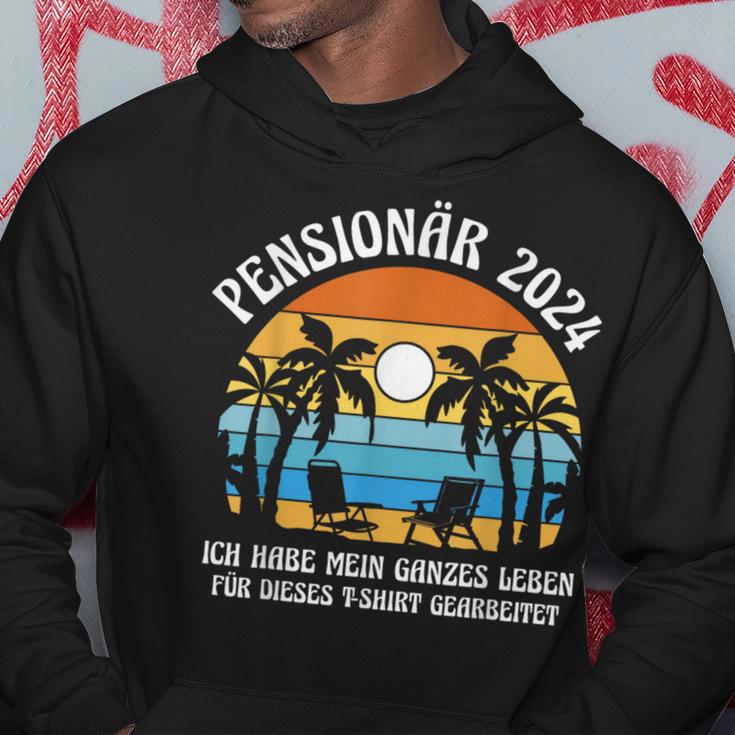 Pensionär 2024 Farewell Pensioner Hoodie Lustige Geschenke