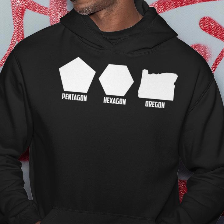 Pentagon Hexagon Oregon Cute Geometric Shapes Hoodie Unique Gifts